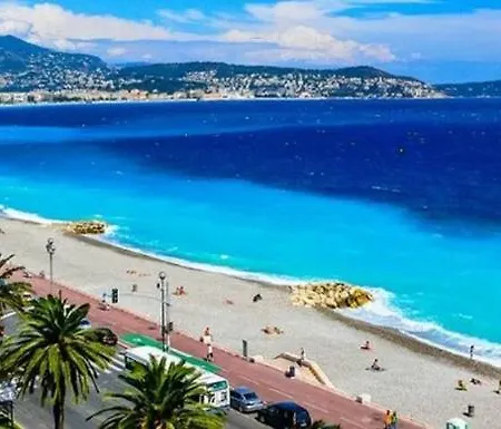 Vue Mer Et Montagne Panoramique Nice Buitenkant foto